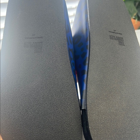 The Kooples Blue and Black Sandals with Adjustable Buckles - Picture 5 of 5